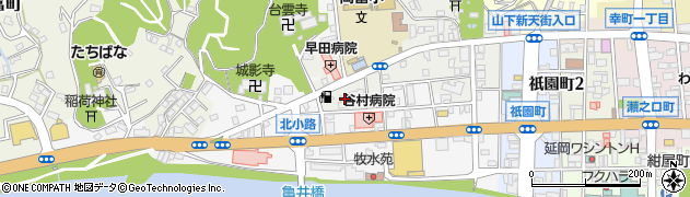 宮崎県延岡市高千穂通5周辺の地図