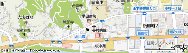 ハラダ調剤薬局高千穂通店周辺の地図