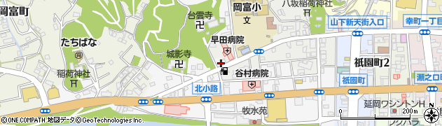 宮崎県延岡市高千穂通3745周辺の地図