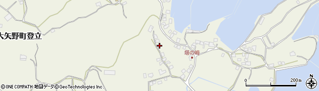 熊本県上天草市大矢野町登立1967周辺の地図