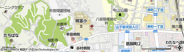 宮崎県延岡市高千穂通周辺の地図