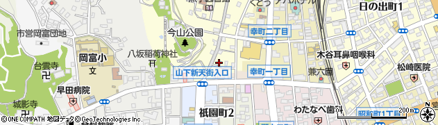 甲斐仏壇店周辺の地図