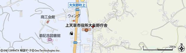 熊本県上天草市大矢野町登立8890周辺の地図