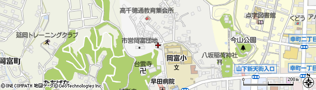 宮崎県延岡市高千穂通3843周辺の地図