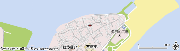 宮崎県延岡市方財町周辺の地図