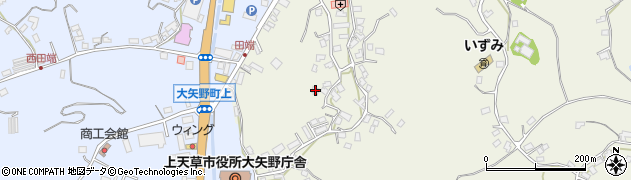熊本県上天草市大矢野町登立9125周辺の地図
