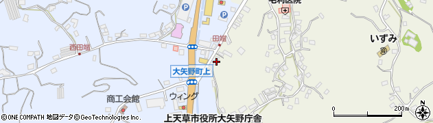 熊本県上天草市大矢野町登立8851周辺の地図