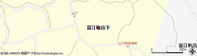 長崎県五島市富江町山下周辺の地図