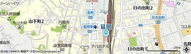 ビジネスホテル延岡周辺の地図