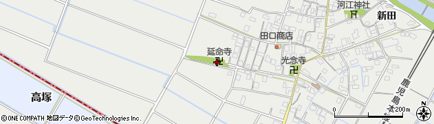 熊本県宇城市小川町新田1160周辺の地図