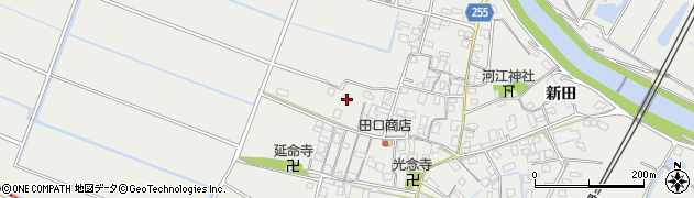 熊本県宇城市小川町新田772周辺の地図