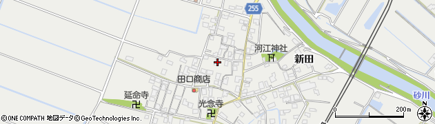 熊本県宇城市小川町新田1252周辺の地図