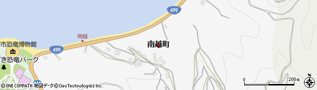 長崎県長崎市南越町周辺の地図