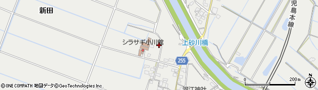 熊本県宇城市小川町新田420周辺の地図