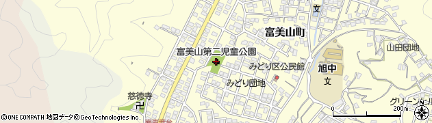 富美山第二児童公園周辺の地図