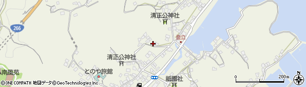 熊本県上天草市大矢野町登立308周辺の地図