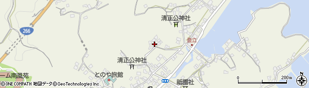 熊本県上天草市大矢野町登立306周辺の地図