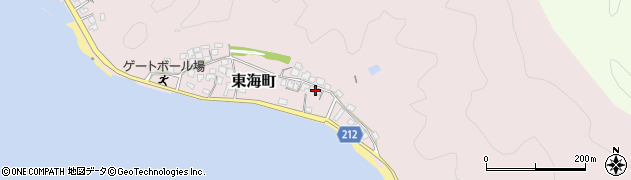 宮崎県延岡市東海町57周辺の地図