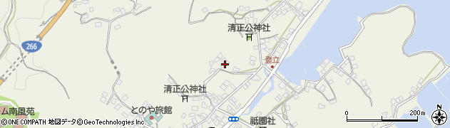 熊本県上天草市大矢野町登立307周辺の地図