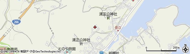 熊本県上天草市大矢野町登立301周辺の地図