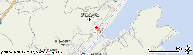 熊本県上天草市大矢野町登立344周辺の地図