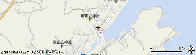 熊本県上天草市大矢野町登立349周辺の地図