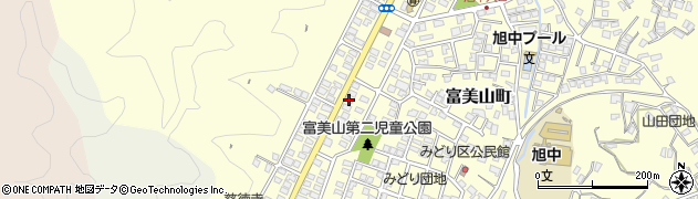 宮崎県延岡市富美山町周辺の地図