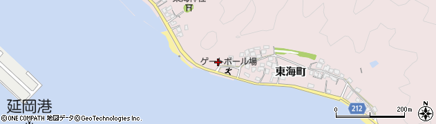 宮崎県延岡市東海町96周辺の地図