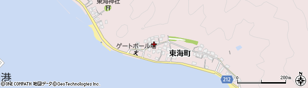 宮崎県延岡市東海町77周辺の地図