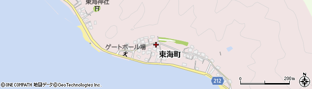 宮崎県延岡市東海町70周辺の地図