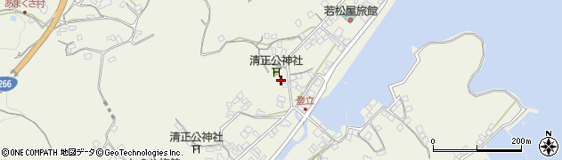 熊本県上天草市大矢野町登立354周辺の地図