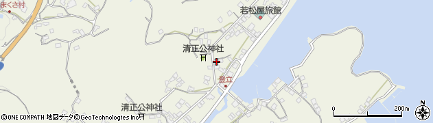熊本県上天草市大矢野町登立350周辺の地図