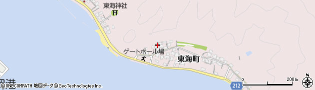 宮崎県延岡市東海町76周辺の地図