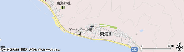 宮崎県延岡市東海町73周辺の地図