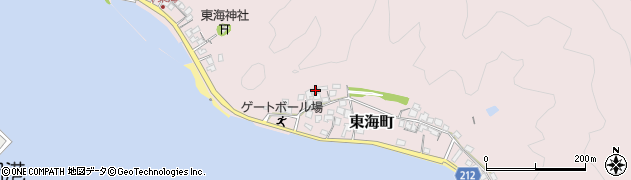 宮崎県延岡市東海町75周辺の地図