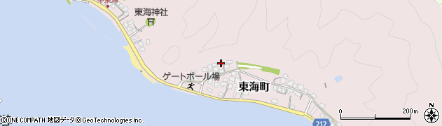 宮崎県延岡市東海町74周辺の地図