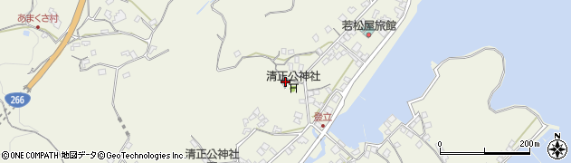 熊本県上天草市大矢野町登立401周辺の地図