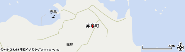 長崎県五島市赤島町周辺の地図