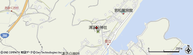 熊本県上天草市大矢野町登立396周辺の地図