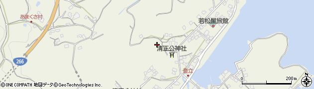 熊本県上天草市大矢野町登立427周辺の地図