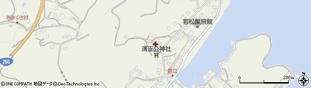 熊本県上天草市大矢野町登立398周辺の地図