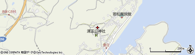熊本県上天草市大矢野町登立386周辺の地図