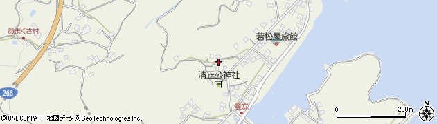 熊本県上天草市大矢野町登立385周辺の地図