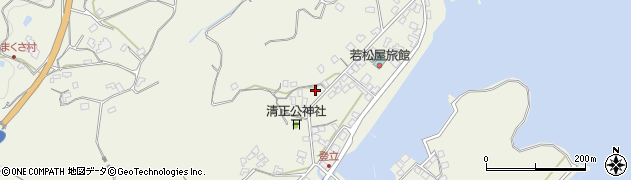 熊本県上天草市大矢野町登立381周辺の地図