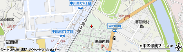 宮崎県延岡市桜園町周辺の地図