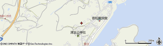 熊本県上天草市大矢野町登立505周辺の地図