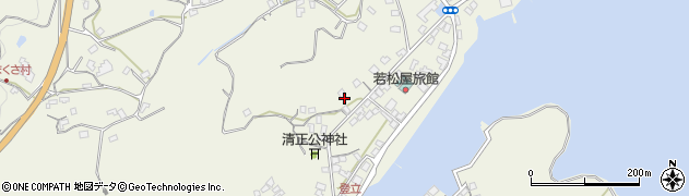 熊本県上天草市大矢野町登立508周辺の地図