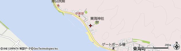 宮崎県延岡市東海町105周辺の地図