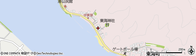 宮崎県延岡市東海町106周辺の地図