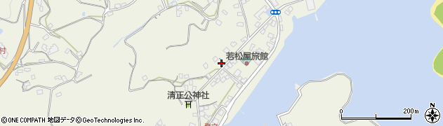 熊本県上天草市大矢野町登立520周辺の地図